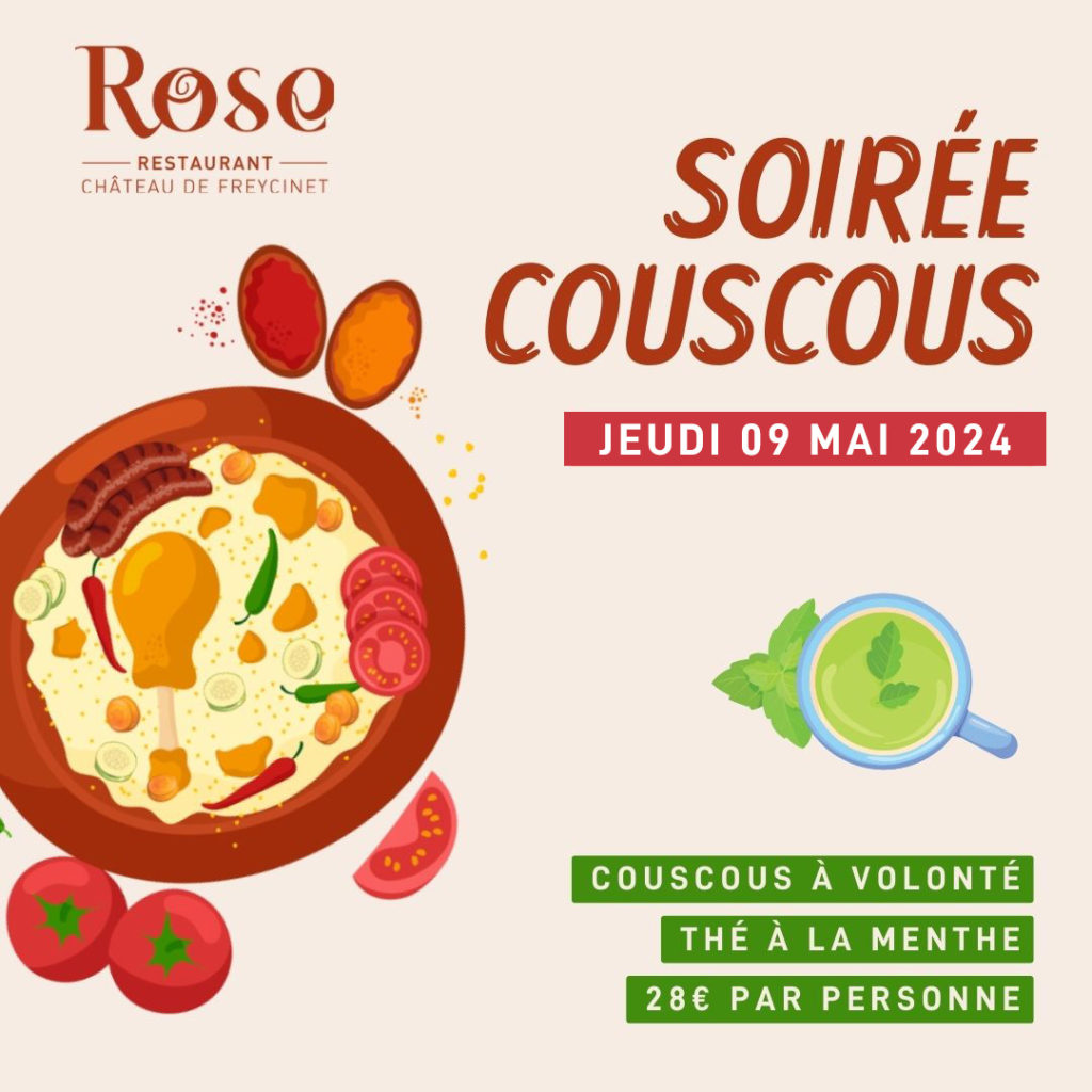 Couscous à volonté - Rose Restaurant